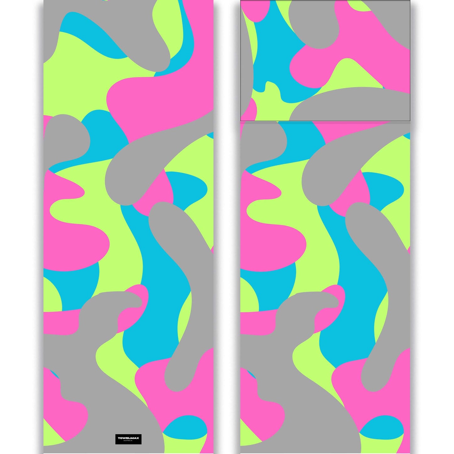 Hooded Gym Towel -CF PINK, design