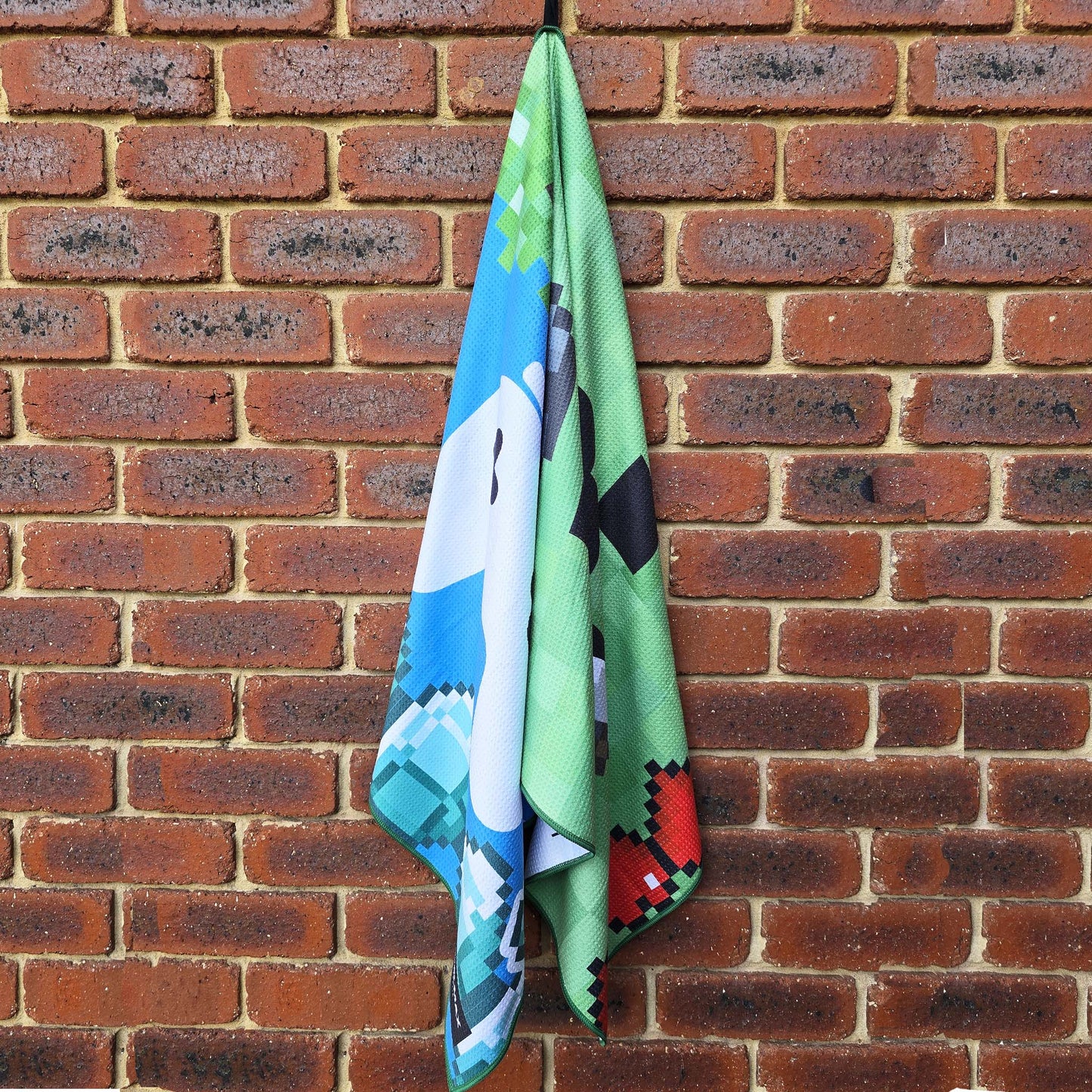 Kids sand free beach towel Minecraft