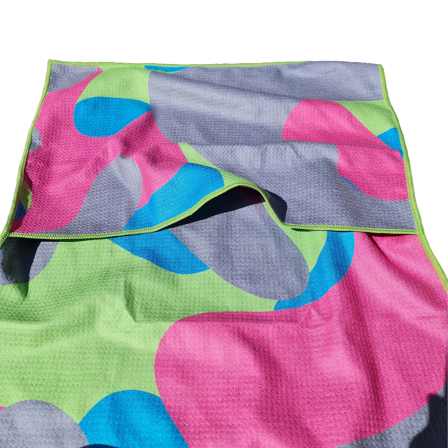 Hooded Gym Towel -CF pink, waffle Microfiber