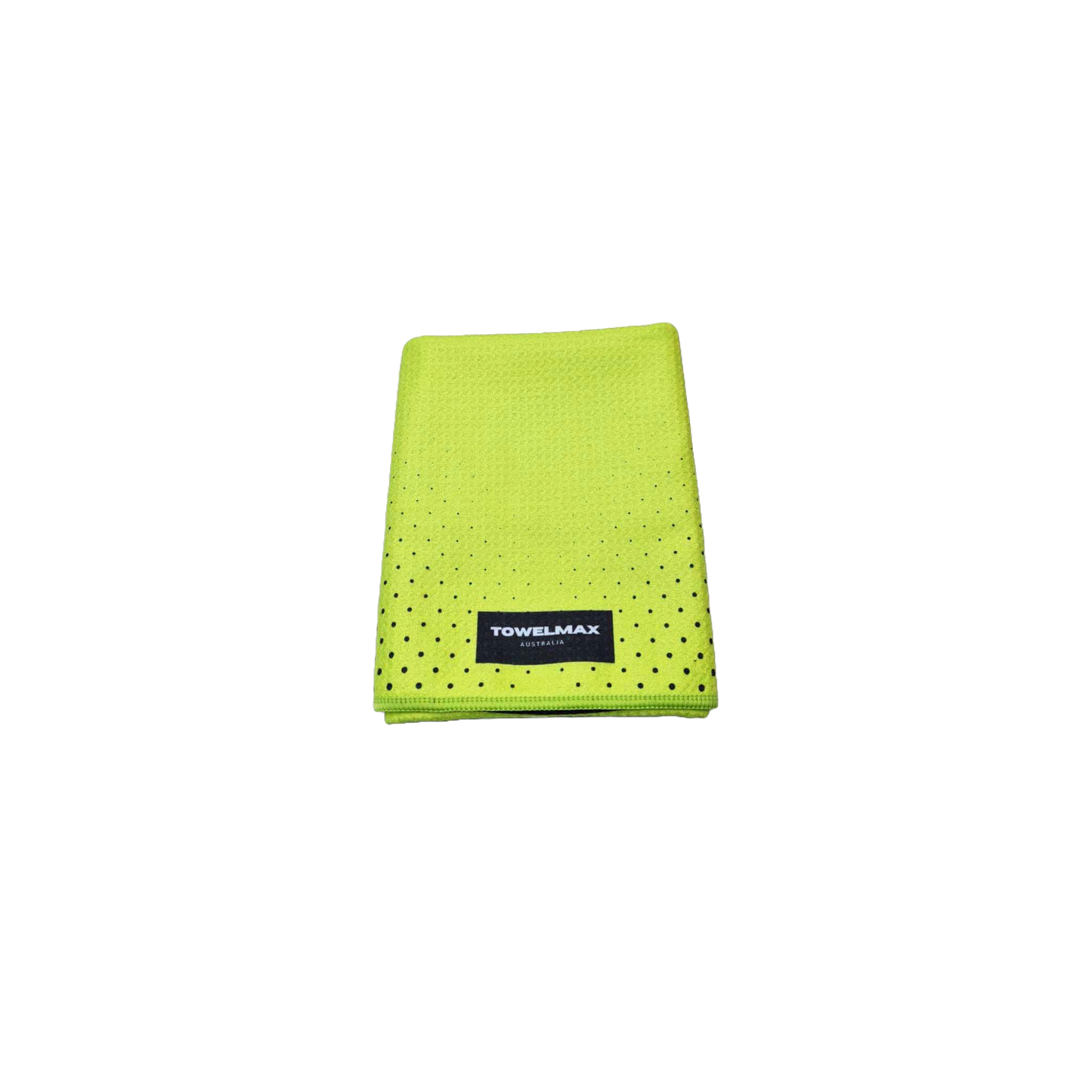Hooded Gym Towel -green, waffle Microfiber