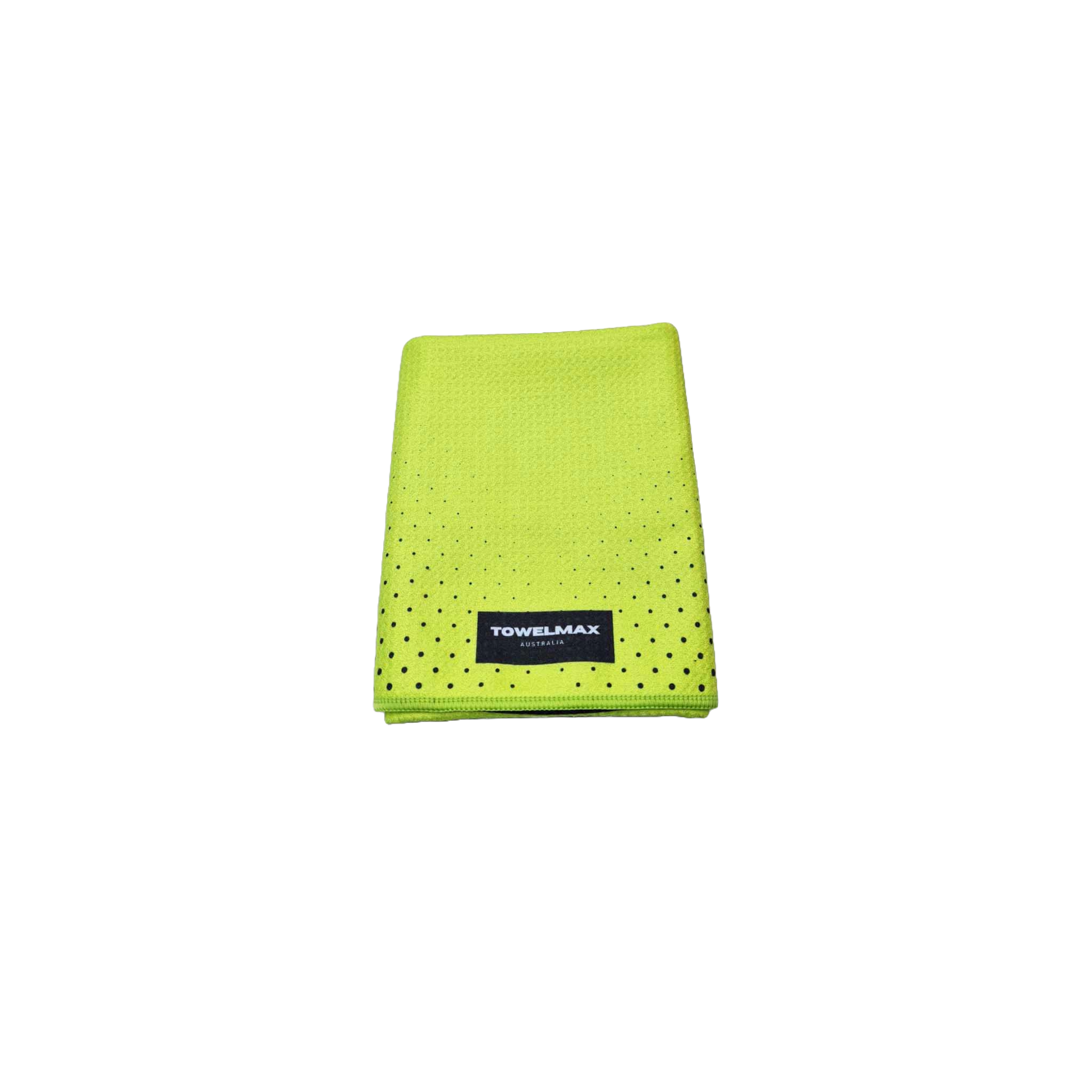 Hooded Gym Towel -green, waffle Microfiber
