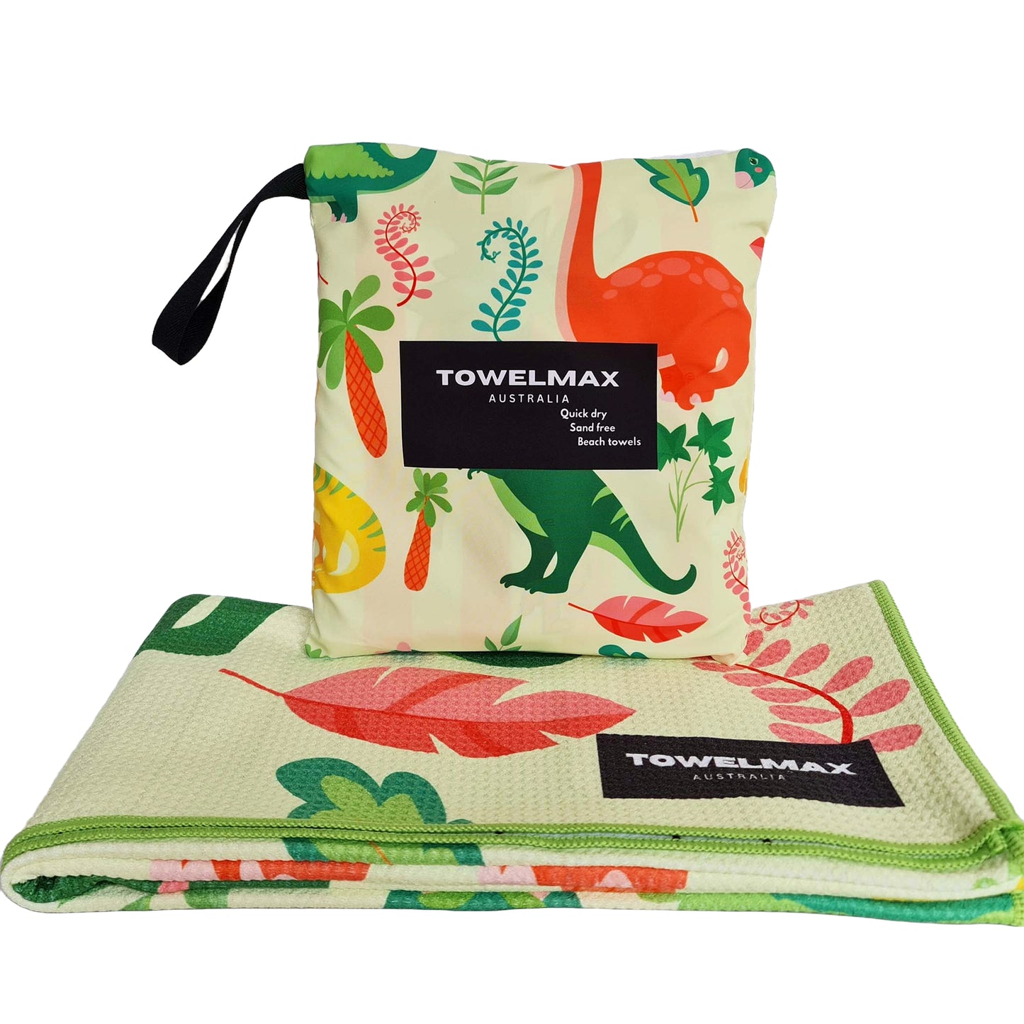 kids sand free beach towel Dino