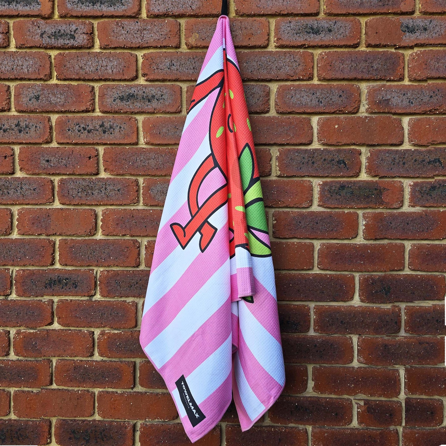 kids sand free beach towel Strawberry