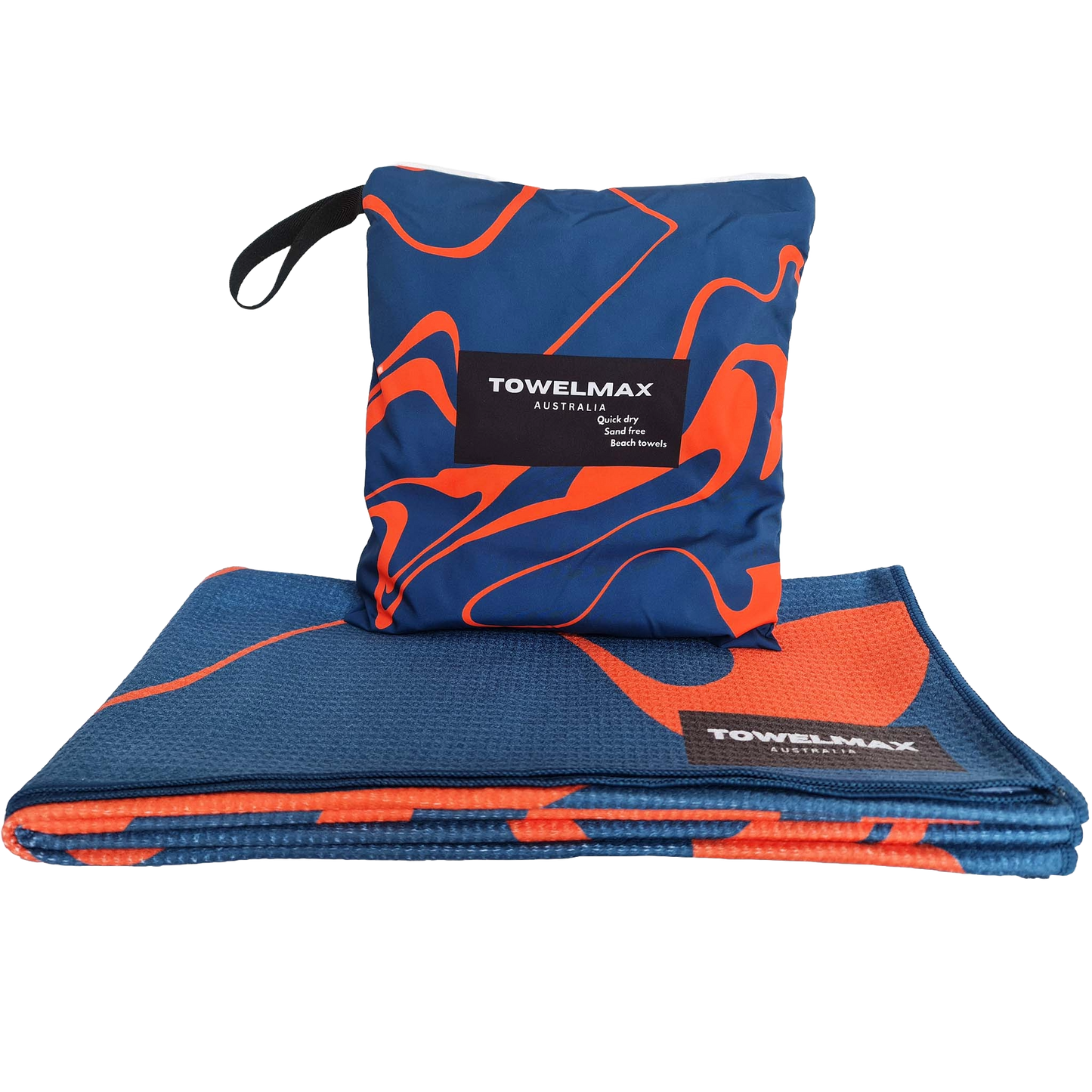 sand free beach towel Lava