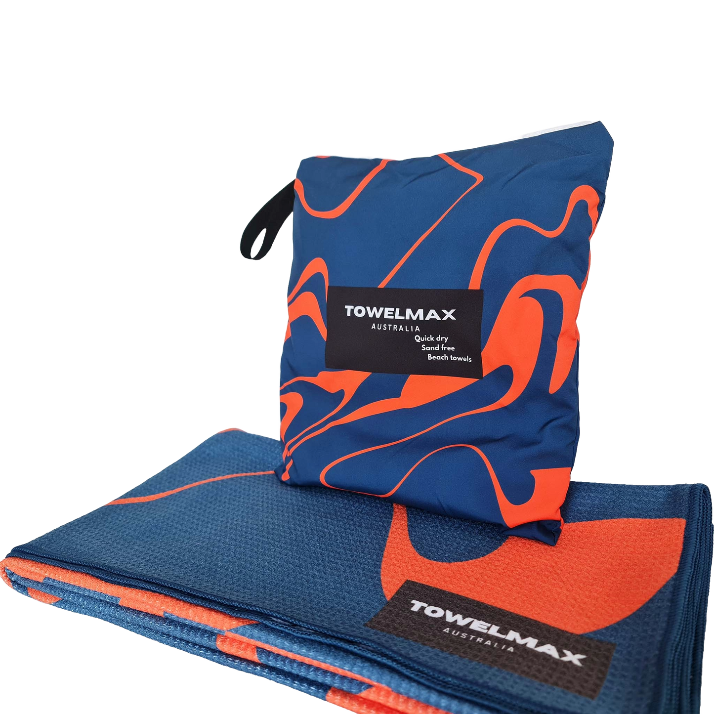 sand free beach towel Lava