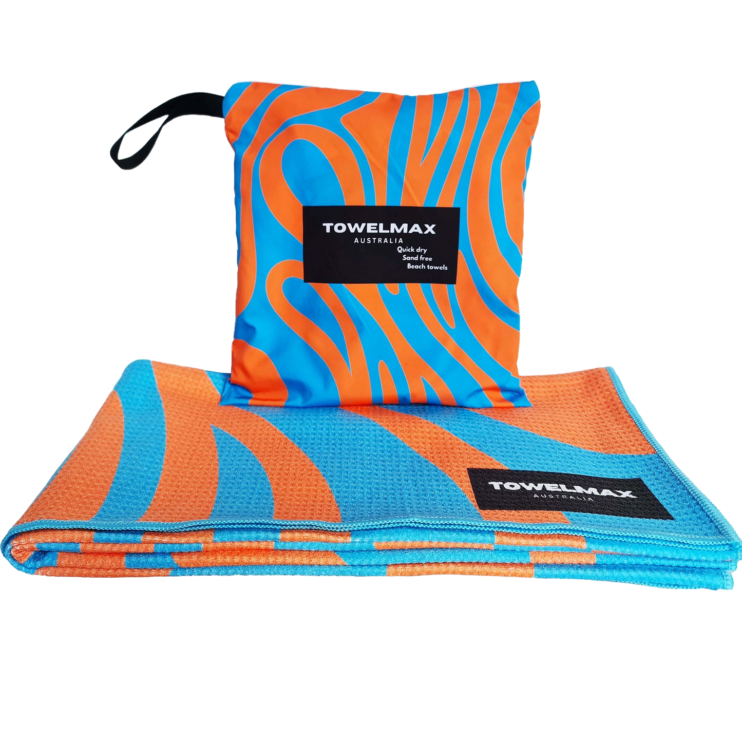 sand free beach towel Orange coating