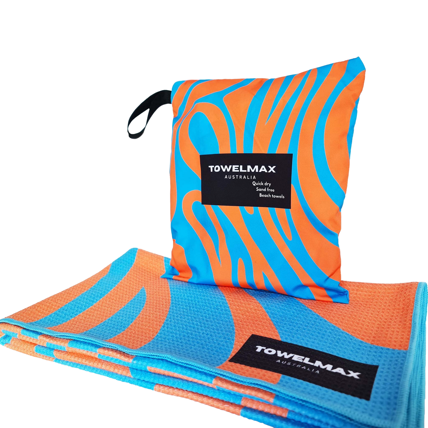 sand free beach towel Orange coating
