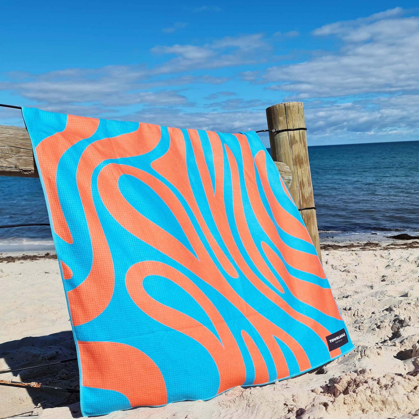 sand free beach towel Orange coating