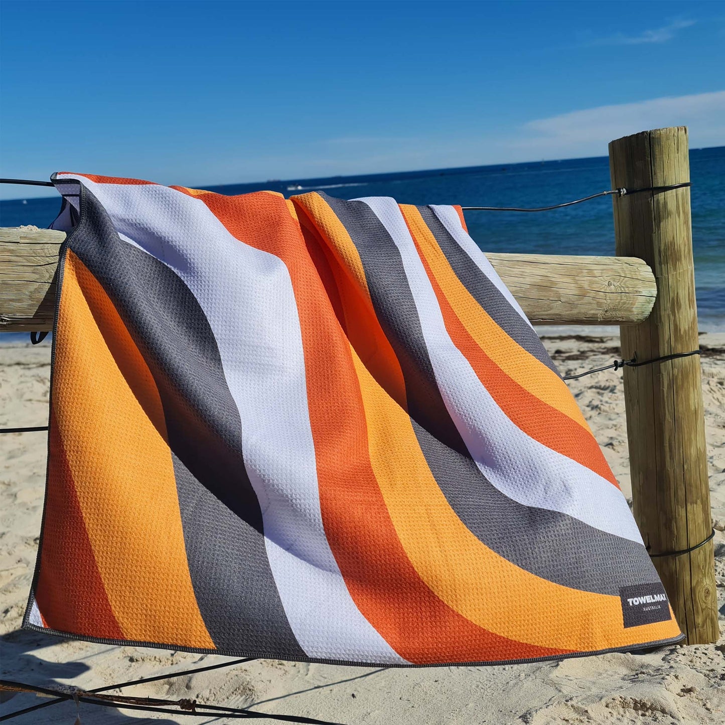 Sand free beach towel, River