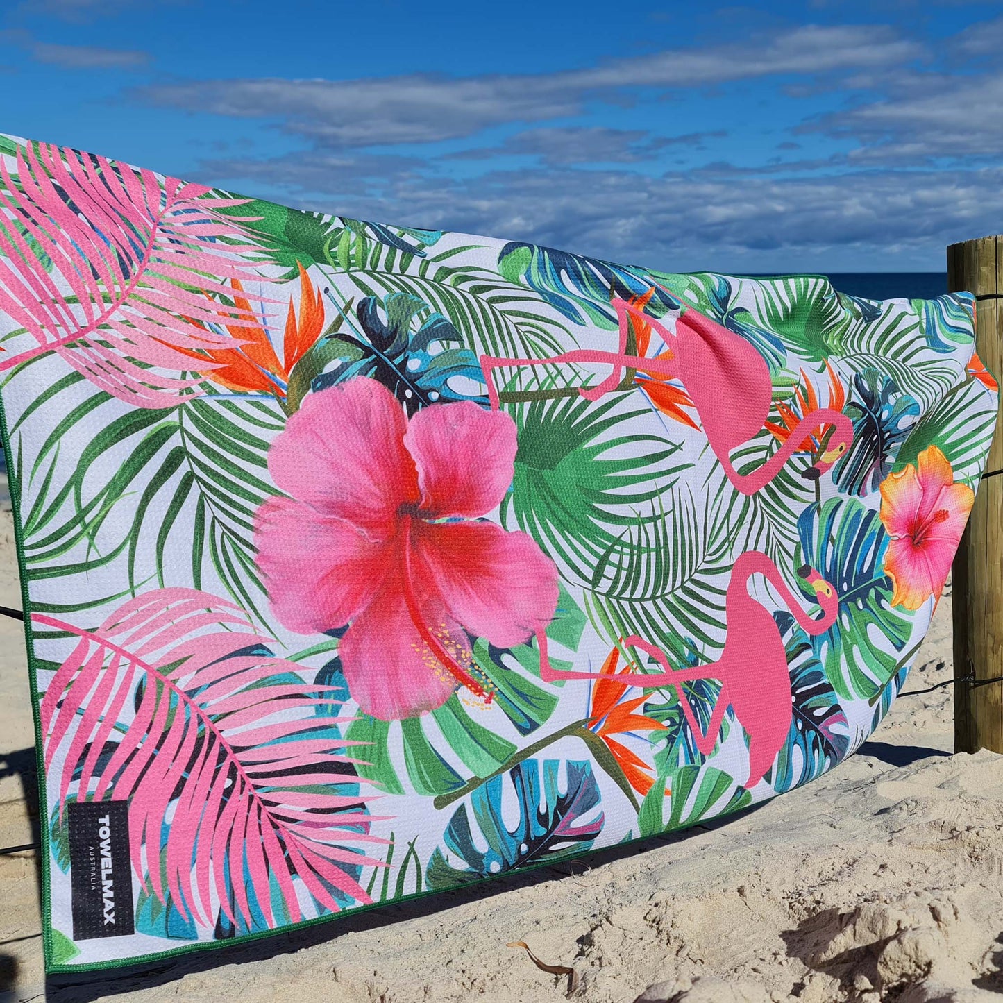 sand free beach towel Tropical lover
